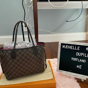 Louis vuitton damier ebene neverfull PM